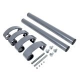 БУЛАТ РС-02.345.7024 сер.графит, регулируемая,  ручка скоба для алюм. и ПВХ дверей,(АРД-02)