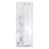 БУЛАТ РС-03.400.9016 белый, регулируемая, ручка скоба для аллюм. и ПВХ дверей,(АРД-03)