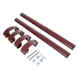 БУЛАТ РС-03.500.8017 коричневый, регулируемая, ручка скоба для аллюм. и ПВХ дверей,(АРД-03)