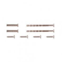 Накладки цилиндровые Apecs DP-C-02-INOX/201-BLM