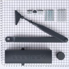 Дверной доводчик DOORLOCK DL100 EN 3/4 графит