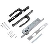 БУЛАТ ЗВ4-1.25.02.9005 черный БЕЗ МЦ Замок для КАЛИТКИ врезной с ручкой