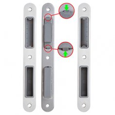 Замок врезной Apecs 8300-M-INOX