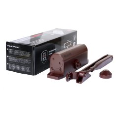 БУЛАТ Доводчик дверной ARCTIC (АРКТИК) ДД 502/4 DA-С (60-120 кг) коричневый, морозостойкий