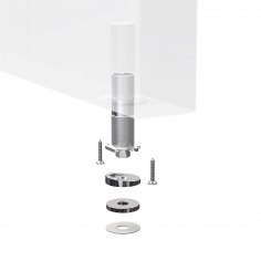 Упор дверной скрытый MAX INOX/2