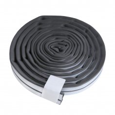 Уплотнитель СТАНДАРТ D 12*10 ПАКЕТ 6 м. (3+3) черный