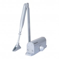 БУЛАТ Доводчик дверной ARCTIC (АРКТИК) ДД 502/4 DA-S (60-120 кг) серебро, морозостойкий