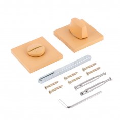 Сантехническая завертка к ручкам АЛЛЮР ART COLOR BK-S2 LY(C6200) песочный