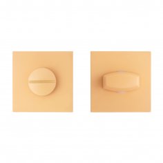 Сантехническая завертка к ручкам АЛЛЮР ART COLOR BK-S2 LY(C6200) песочный