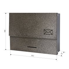 Ящик почтовый Птимаш №6010 бронза