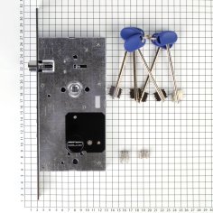 Замок дверной DOORLOCK 9252K, сувальдный, хромированный