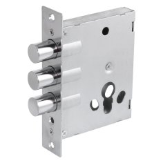 АЛЛЮР ЗВ1-06А без ц/мех.б/о для кит.металл.дверей Замок врезной б/руч