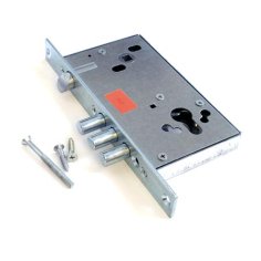 Замок врез. ReX.1.2 (аналог 1.03.25) под цилиндр цинк, 3 стержня ф12мм, защелка, ф16мм