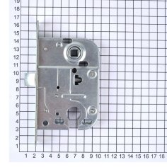 Замок дверной DOORLOCK 210, цилидровый, оцинкованный