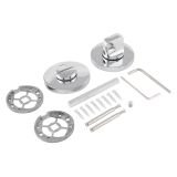 Сантехническая завертка к ручкам АЛЛЮР АРТ BK-R5 CP(7520) хром