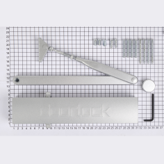 Доводчик DOORLOCK DL400 BC DA EN 3-7 серебристый