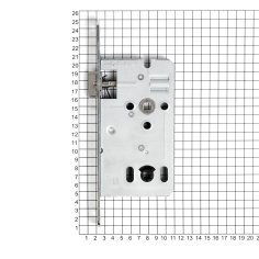 Замок дверной GEGE 170, межкомнатный, оцинкованный