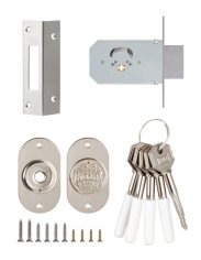 Замок врезной крестообразный 156/F (45 mm), 5 кл.