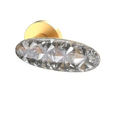 Ручка раздельная R.ART52.D.EXOTIC FSG-39 флор. золото