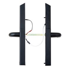 Ручки на планке электронные Apecs Smart HPE-8201-BLM (TTLock, BLE, FP)