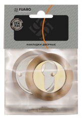 Накладка под цилиндр ET.R.RM54 (ET RM) SN/CP-3 матовый никель/хром